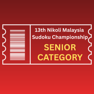 Sudoku Championship – Senior [Malaysians Only]