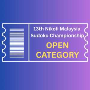 Sudoku Championship – Open [Malaysians Only]